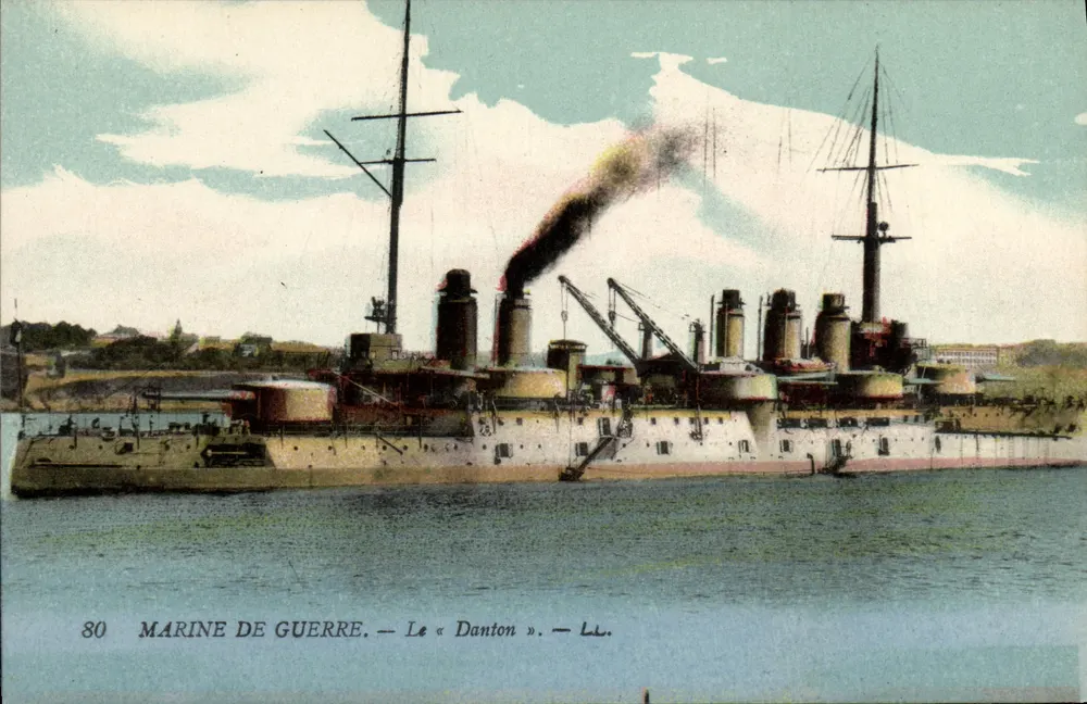 Kriegsschiff — Das « Danton » — LL. — Nr. 80 - Vorderseite