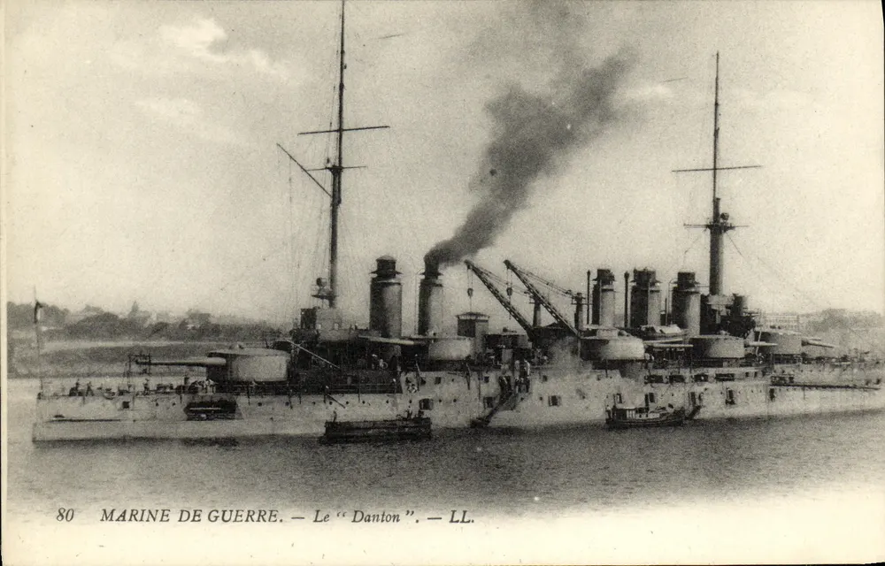 Kriegsschiff — Das "Danton" — LL. — Nr. 80 - Vorderseite