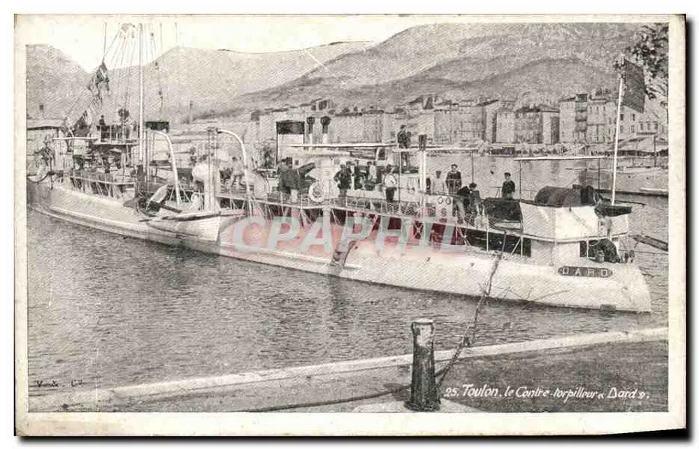 Toulon. Der Torpedoboot « Dard » — V & C, n°25 - Vorderseite