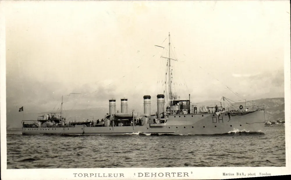 Torpilleiro "Dehorter" — Toulon — Marius BAR, fot. Toulon - Frente
