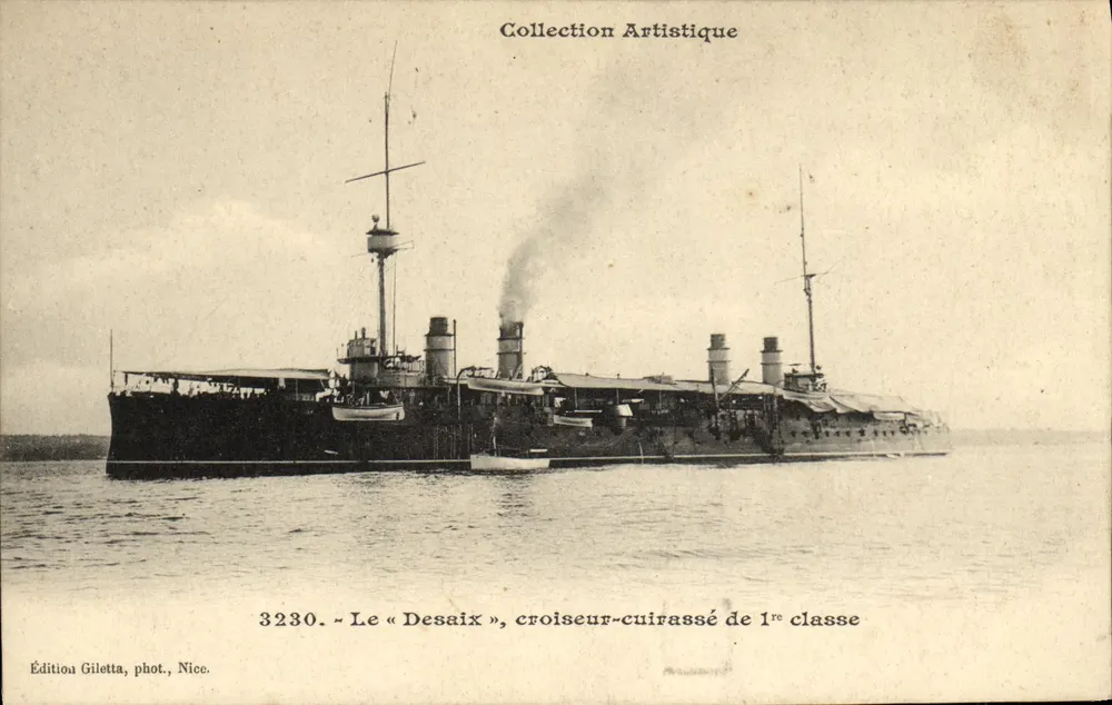 Der « Desaix », Panzerkreuzer der 1. Klasse — Edition Gilelta, Foto Nice, Nr. 3230 - Vorderseite