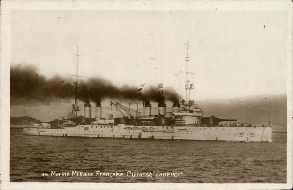 Panzerkreuzer Diderot — Militärmarine Frankreich — n°38 - Vorderseite
