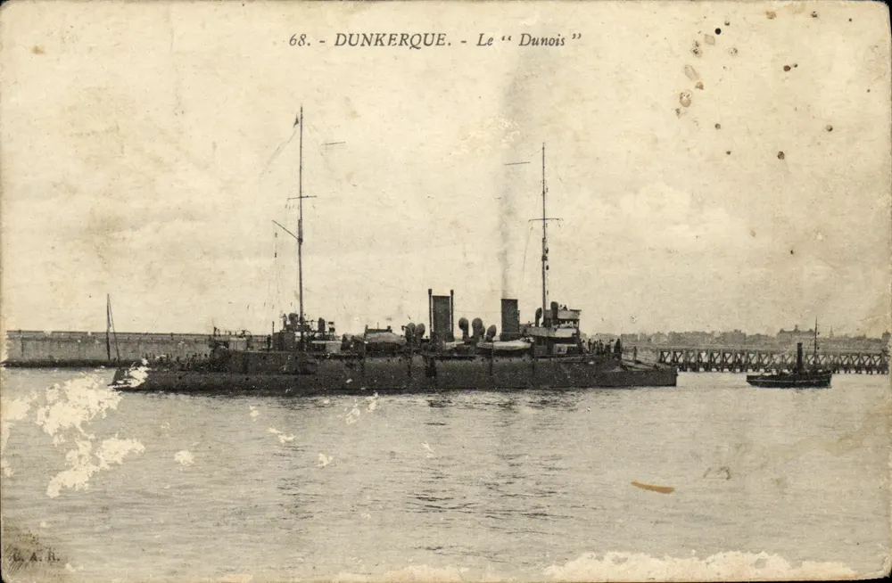 Dunkerque — Le « Dunois » — Imprimé sur la carte n°68 - Voorkant