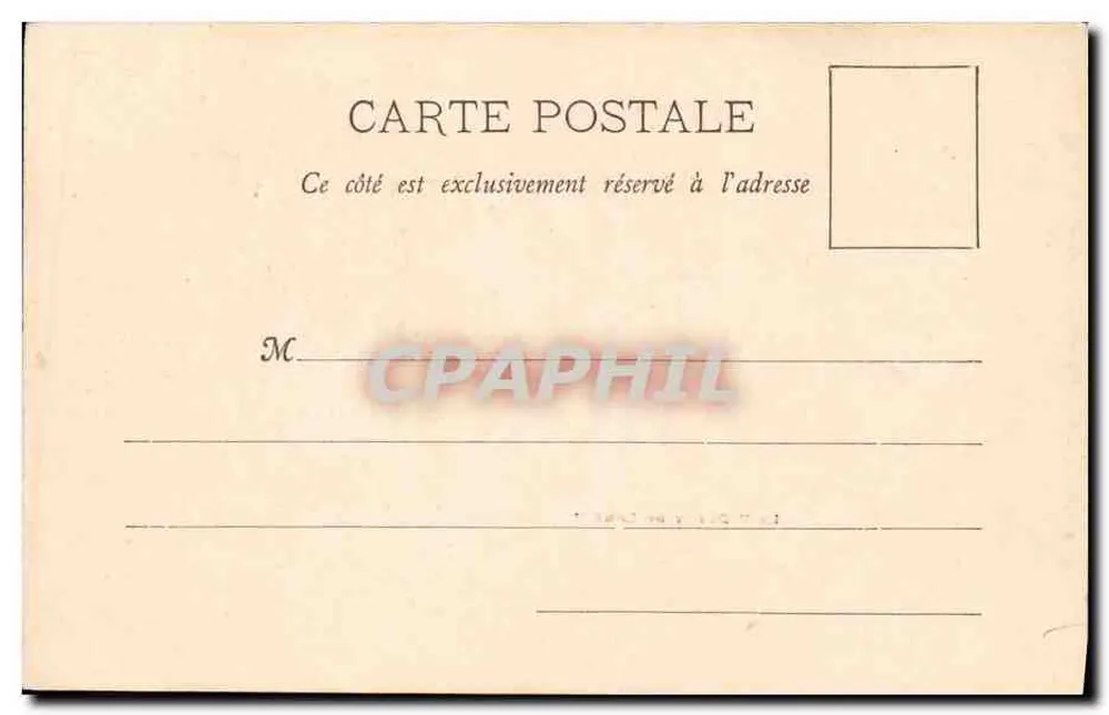 Der "Dupuy de Lôme" — französischer Kreuzer — Phototypie A. Bergret, Nancy - Rückseite