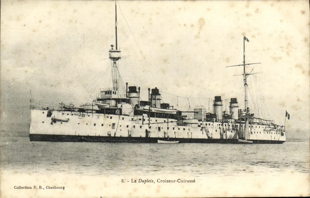 Le Dupleix, Kreuzer-Panzerschiff — Sammlung P. B., Cherbourg - Vorderseite