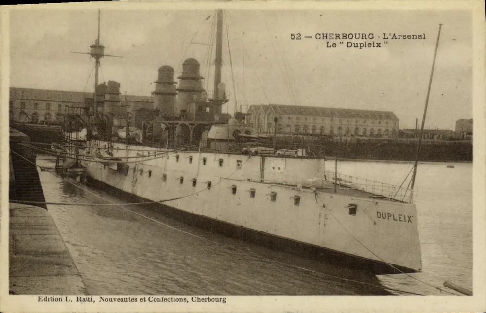 Cherbourg - Das Arsenal - Das "Dupleix" - Vorderseite