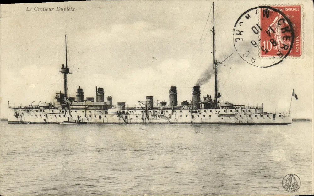 Der Kreuzer Dupleix — Frankreich, 1910 — Unbekannter Verleger - Vorderseite