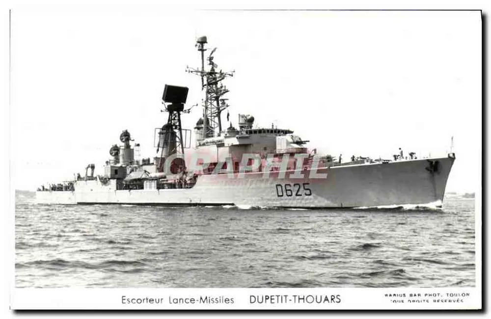 Flugzeugträger Dupetit-Thouars — D625 — Marius Bar Fotografie, Toulon - Vorderseite