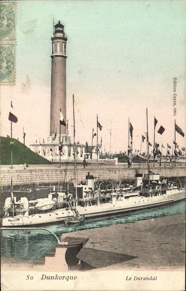 Dunkerque — O Durandal — Edição Cayez, 1903 - Frente
