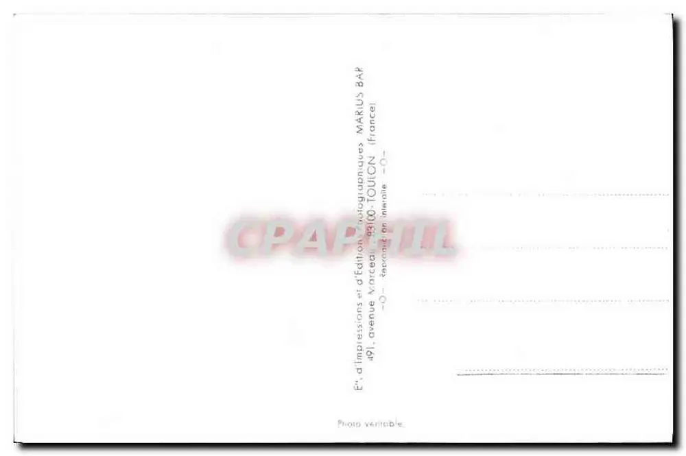 ÉGLANTINE — Dragador — Edições Marius BAP, Toulouse - Verso
