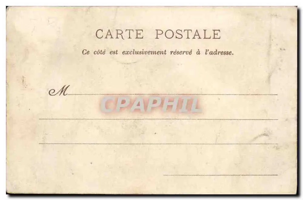 Die "Espingolle" — Torpedoboot auf See — A. Couturier, Fotoverlag, Toulon, Nr. 334 - Rückseite