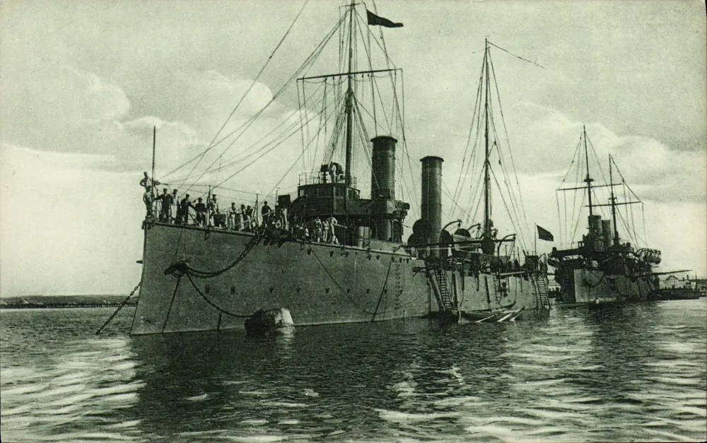 Crucero Extremadura — Maritime Propaganda, Diagonal 418, Barcelona - Vorderseite