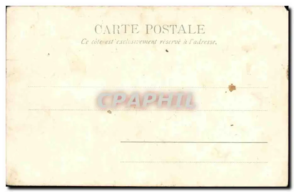 Le croiseur Frétein — vue de profil en mer — éditeur Paris, 1952 - Verso