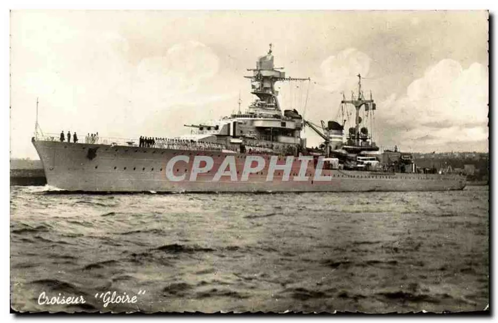 Cruiser "Gloire" — França — editor desconhecido, número de série ilegível - Frente