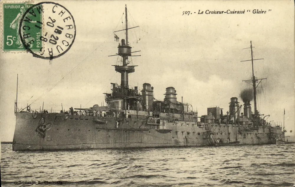 Der Kreuzer-Linienpanzer "Gloire" — Sammlung R. Cherbourg — n° 507 - Vorderseite