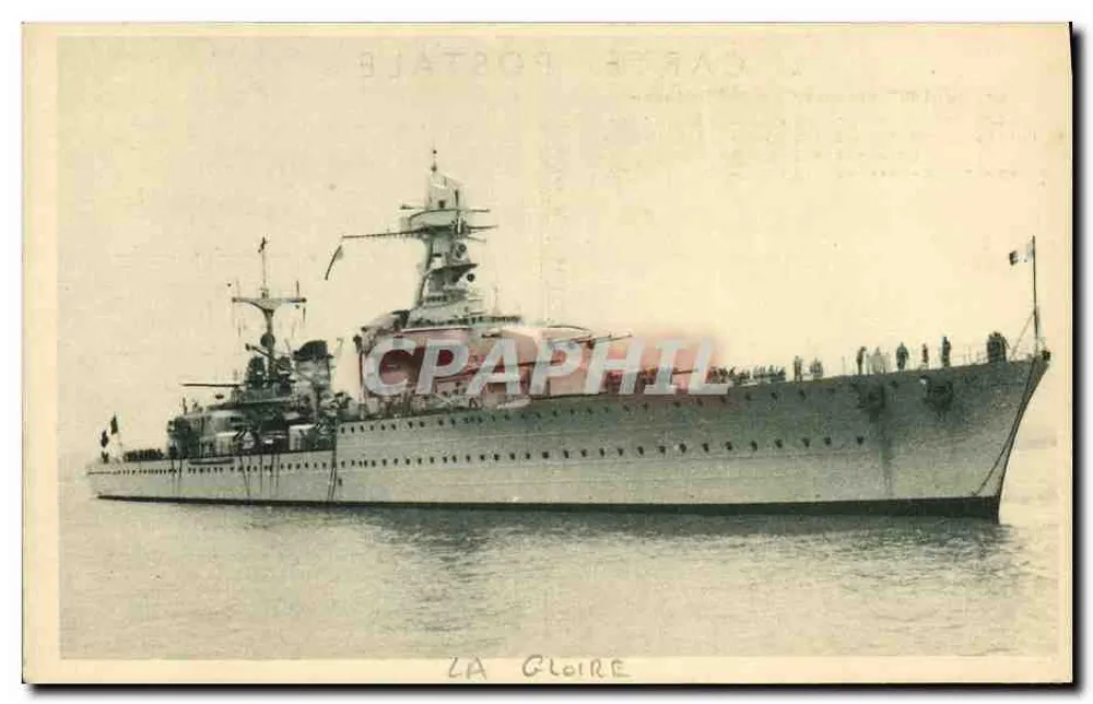 La Gloire — Cruiser de 2ª Classe — Edição La Photo Industrielle e Maritime - Frente
