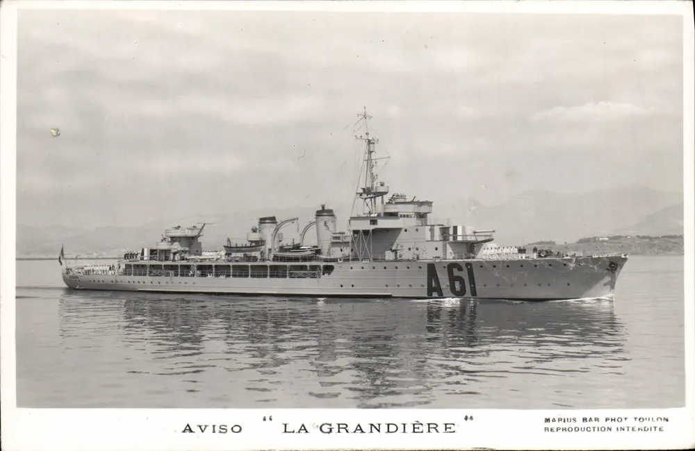 Aviso "La Grandière" — A61 — Marius Bar Phot Toulon - Frente