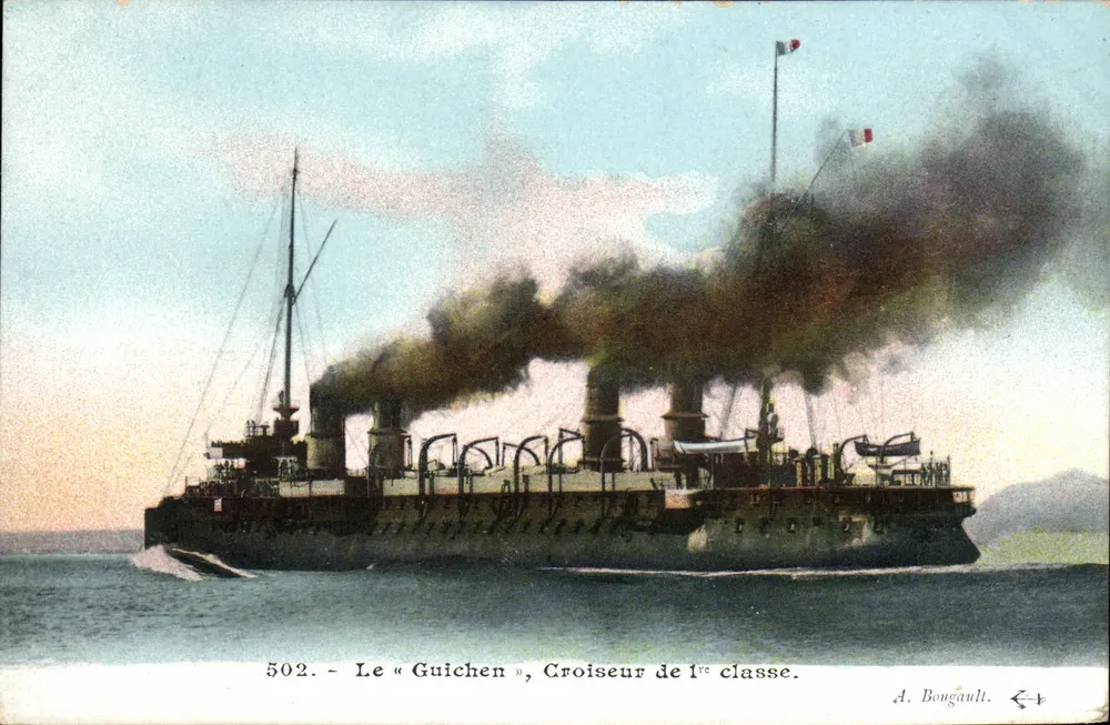 Der « Guichen », Kreuzer der 1. Klasse — A. Bougault, n° 502 - Vorderseite