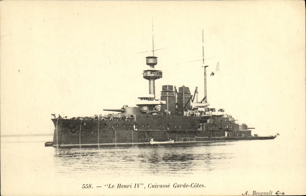 Le Henri IV — Cuirassé Garde-Côtes — A. Bougault n°558 - Vorderseite