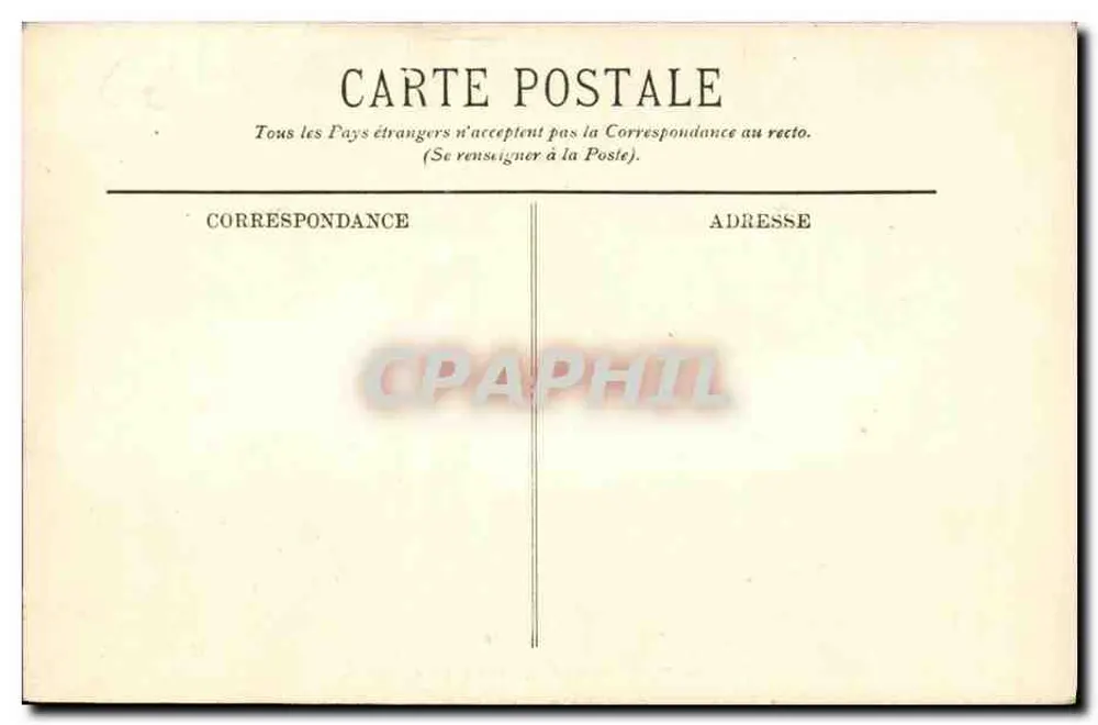 Le Henri IV — Panzerkreuzer der Küstenwache — A. Bougault n°558 - Rückseite