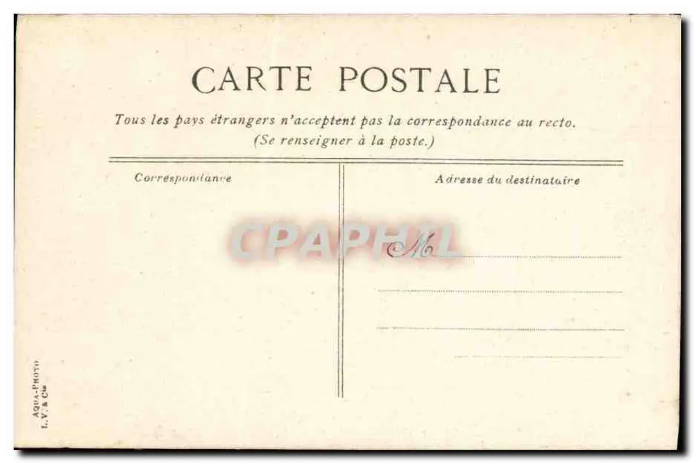 Le Henri IV, gepanzerte Küstenwache — Frankreich — Verlag L. V. & Cie - Rückseite