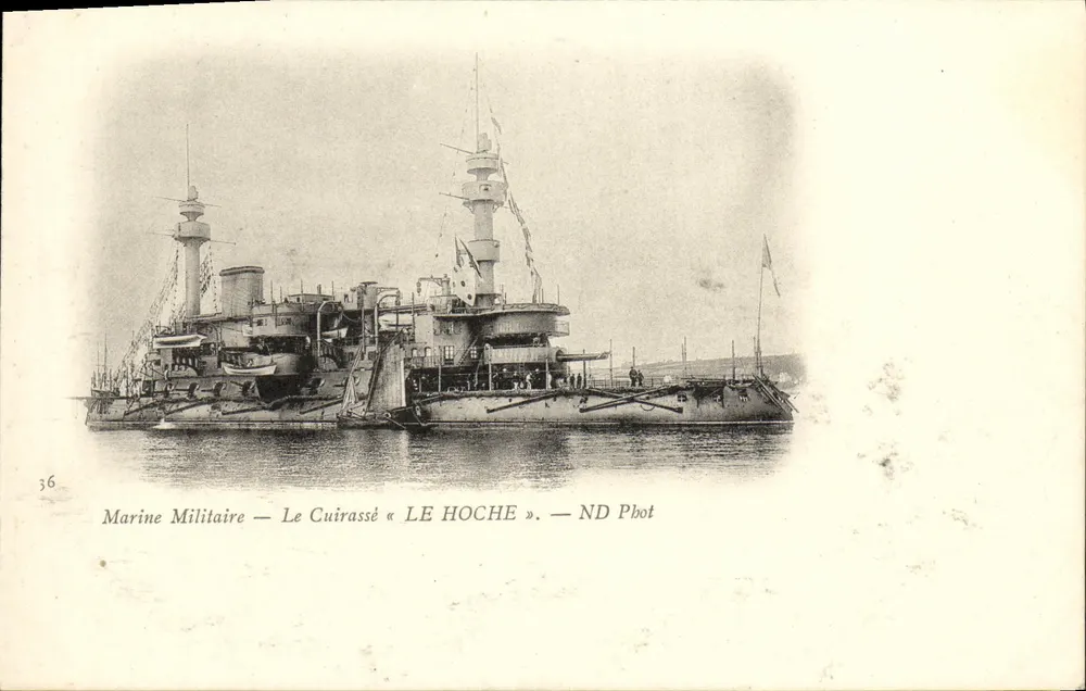 Militärische Marine — Der Schlachtschiff « LE HOCHÉ » — ND Phot - Vorderseite