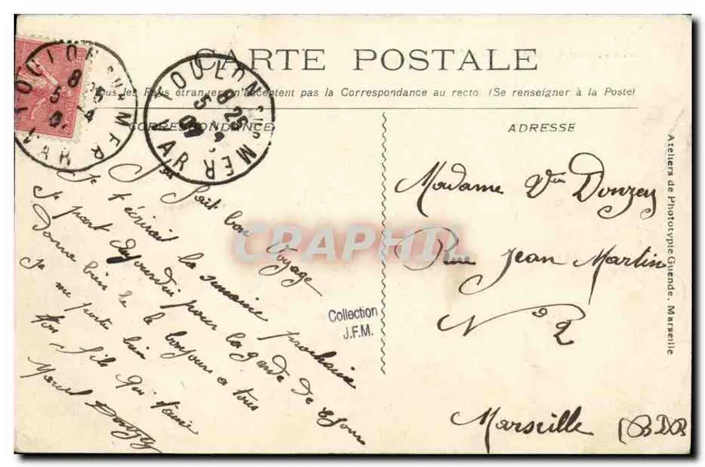 Katastrophe des "Iéna" — Das "Iéna" nach der Katastrophe — Verleger unbekannt - Rückseite