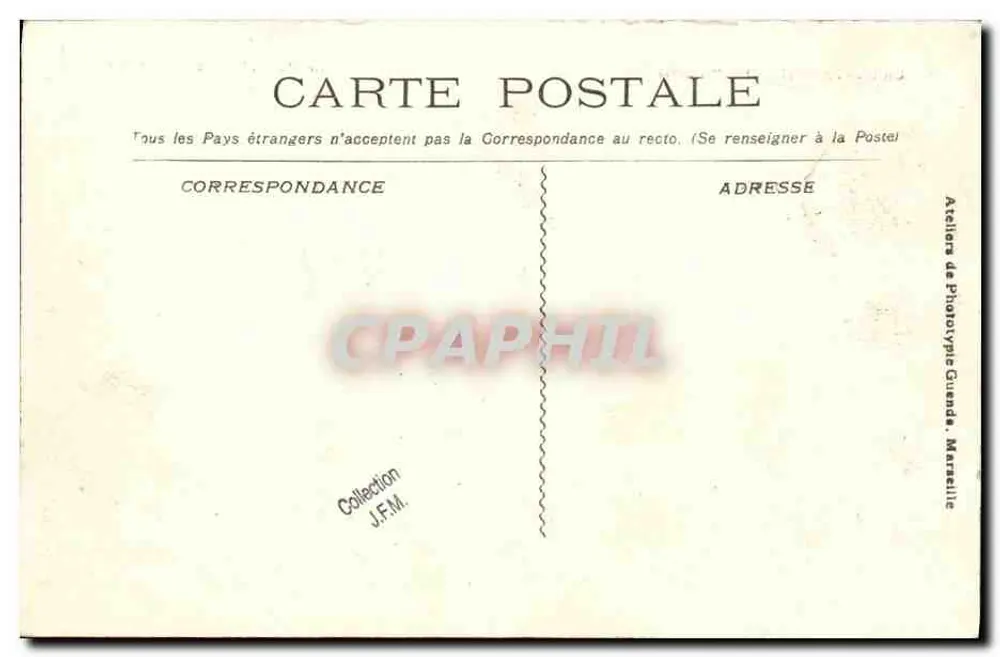 Das "Iéna" nach der Katastrophe — Katastrophe des "Iéna" — Guéna Phototypie-Ateliers, Marseille - Rückseite