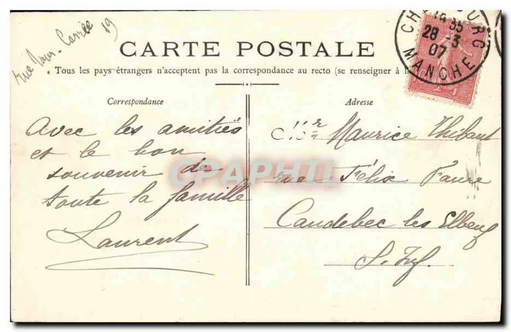 Kriegsschiff IÉNA — Explosion am 12. März 1907 — unbekannter Verlag, Nr. 370 - Rückseite