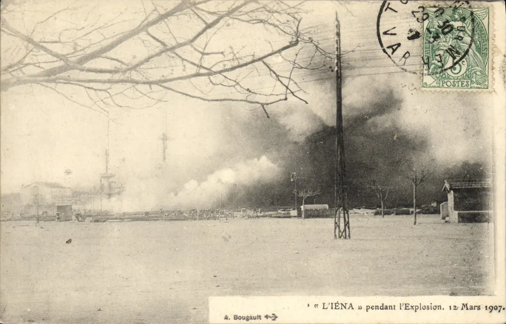 L'IÉNA — Explosion — A. Bougault - Vorderseite