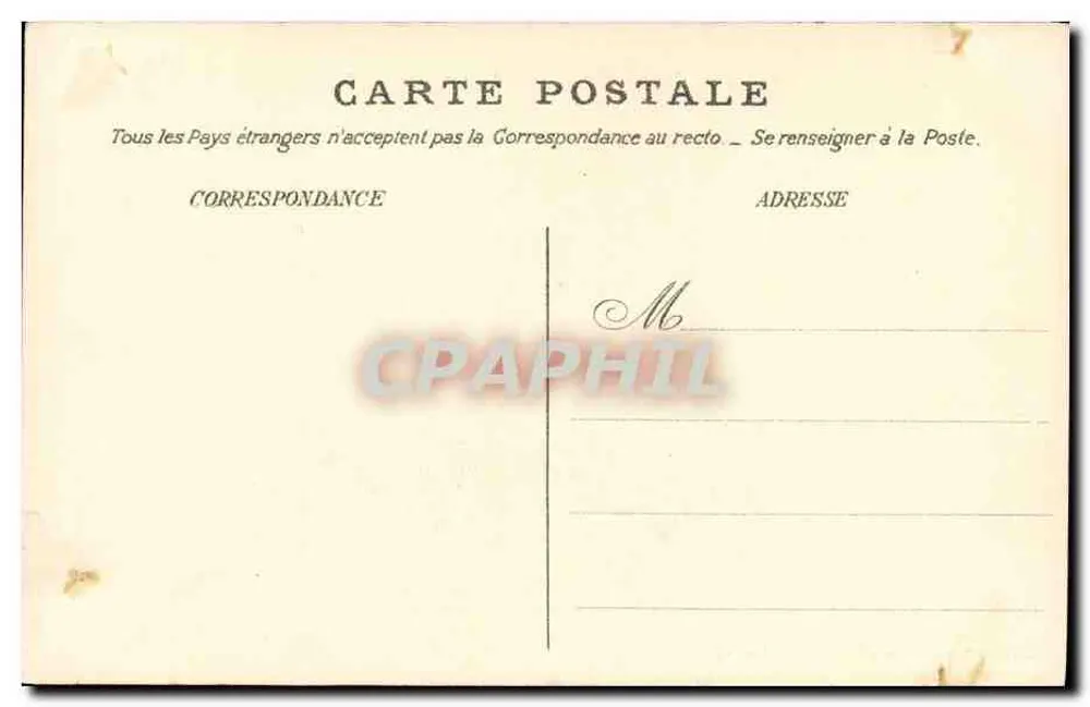 L'Indomptable — Kreuzer der französischen Marine — Edition Maison Ratti, Novelties, Cherbourg - Rückseite