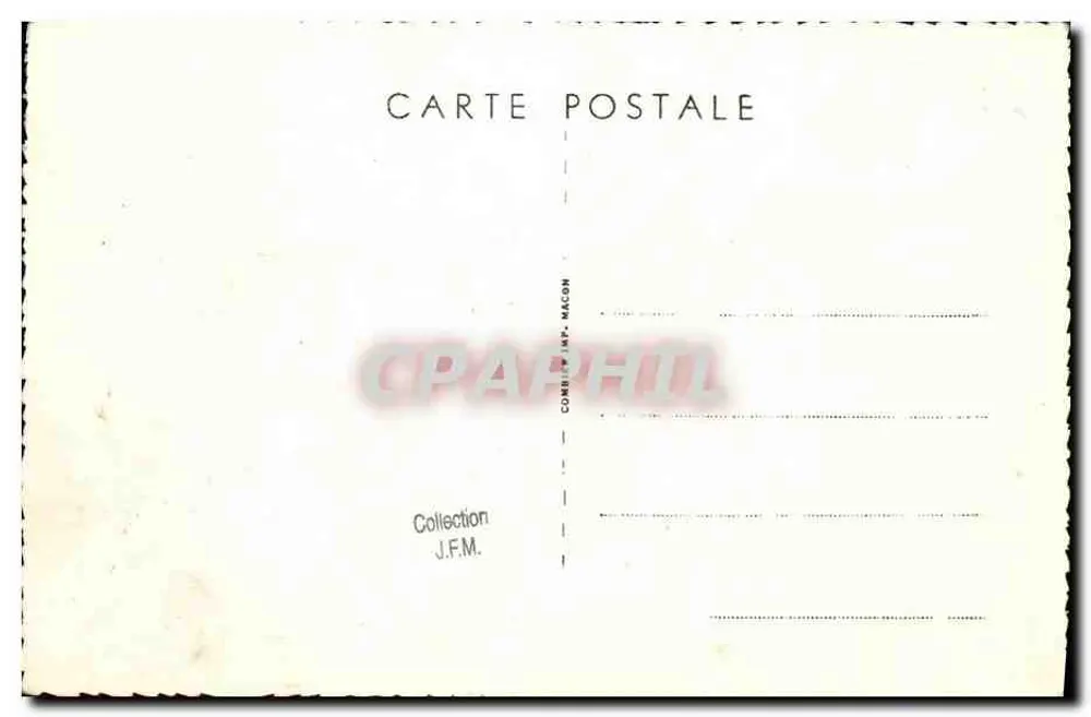 Zerstörer "L'Indomptable" — Schwarz-Weiß-Foto — Sammlung J.F.M. - Rückseite