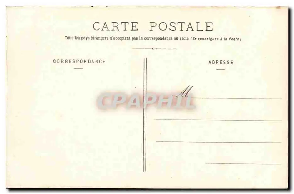 Le Jauréguiberry — Panzerkreuzer mit Türmen — Sammlung P. B. Cherbourg - Rückseite