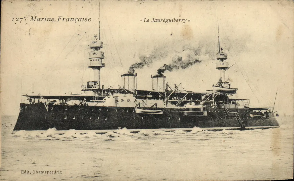 Le Jauréguiberry — Kreuzer der Französischen Marine — Edit. Chanteperdrix n°127 - Vorderseite