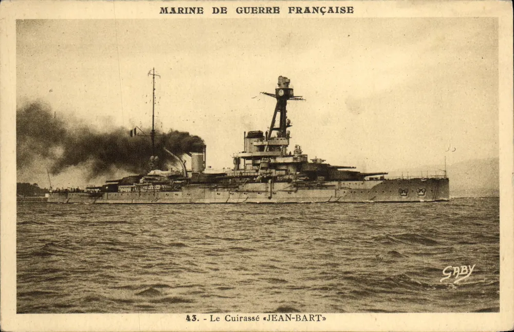 Das Schlachtschiff «Jean-Bart» — Französische Marine — Verlag Gaby, n°43 - Vorderseite