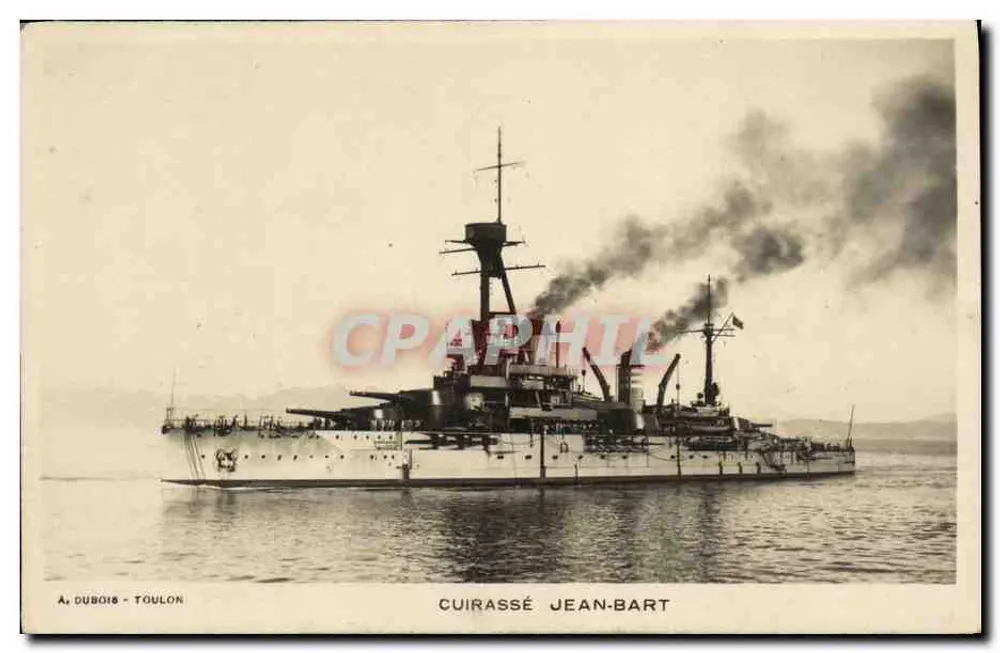 Cruzador Jean-Bart — Toulon — A. Dubois - Frente