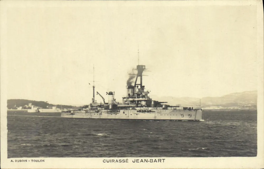 Cruiser Jean-Bart — Toulon — A. Dubois - Frente