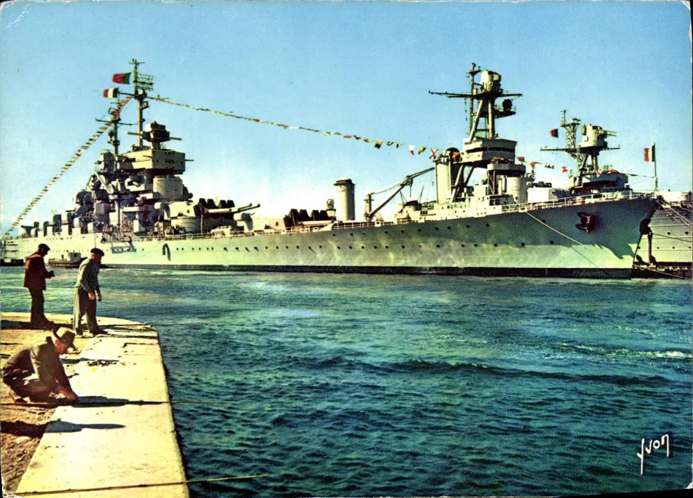 Der Panzerkreuzer Jean-Bart — Marine Nationale — Éditions d'art Jaures, Paris - Vorderseite