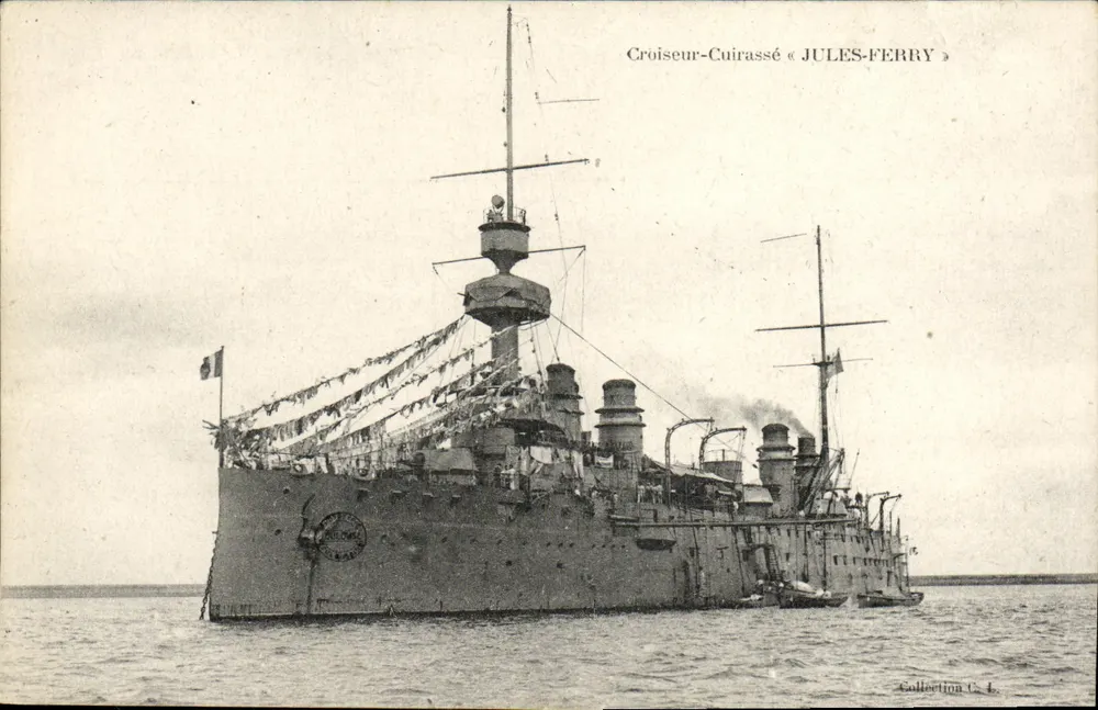 Cruzador-Couraçado « JULES-FERRY » — Coleção C. L. - Frente