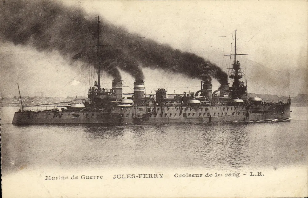 Marineflotte JULES-FERRY — Kreuzer der ersten Klasse — L.R. - Vorderseite
