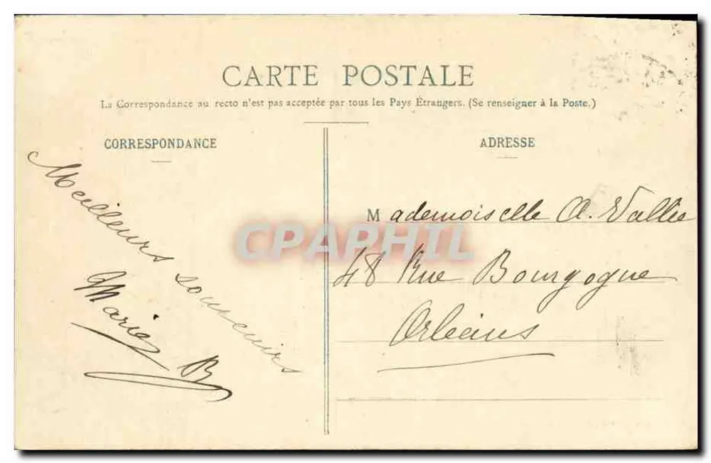O Cruiser-Couraçado Jules Michelet — Coleção H. Laurent, Port Louis - Verso