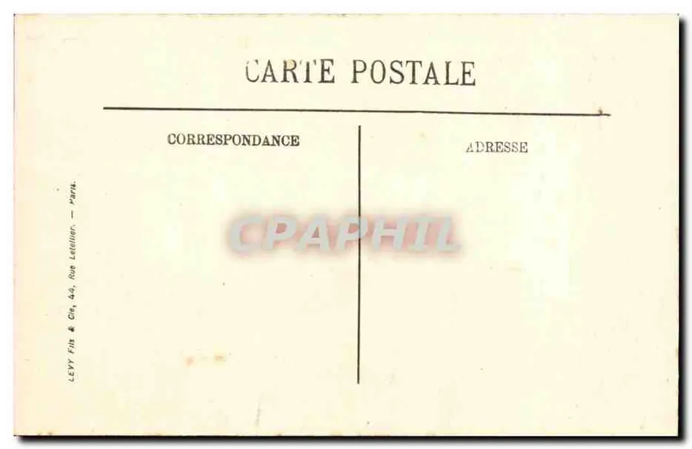 Der "Jules Michelet", Kreuzer der ersten Klasse — Marine — LL. — N° 75 - Rückseite