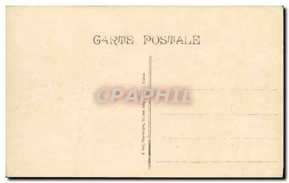 Marineflotte — JULES-MICHELET — Kreuzer der ersten Klasse — J. Dol, Verlag - Rückseite