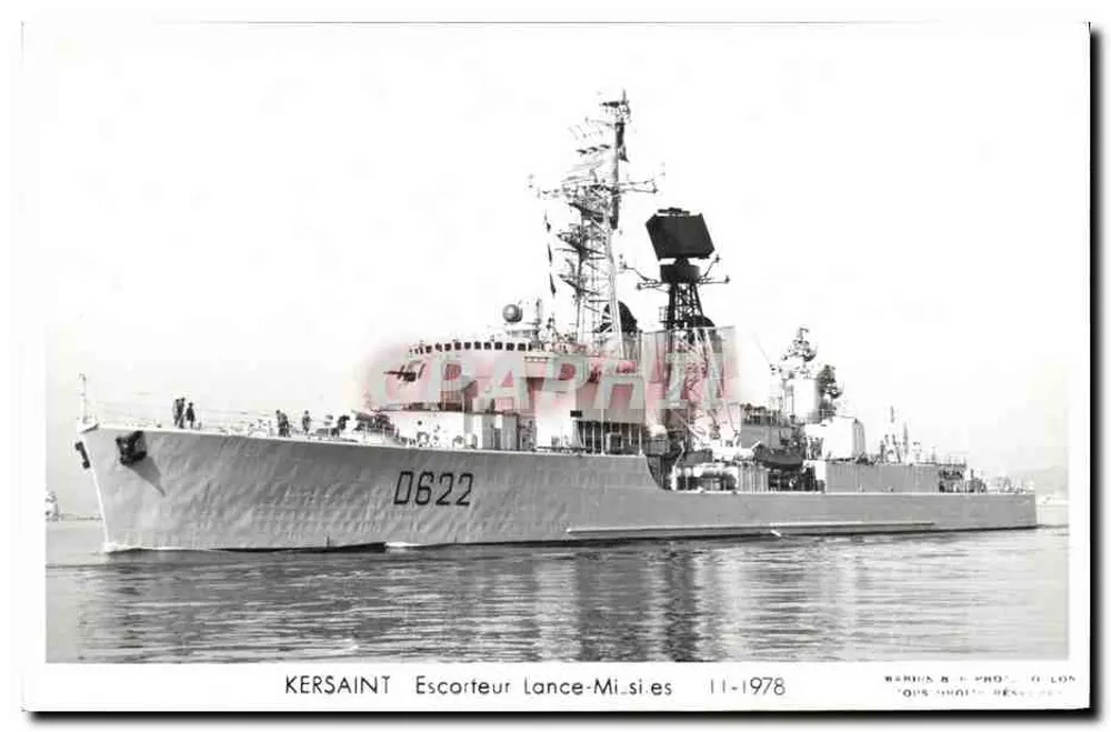 Kersaint — Escorreur Lance-Missiles — 11-1978 — Établissements d'Éditions Photographiques Bar - Frente