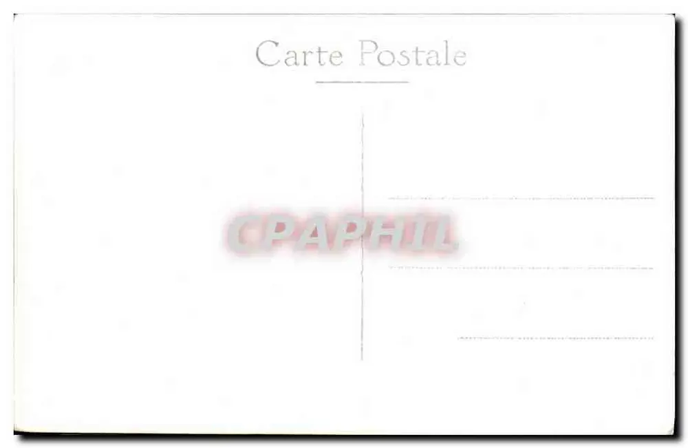 Kersaint e Vauquelin — Desespero no porto — Carta postal - Verso
