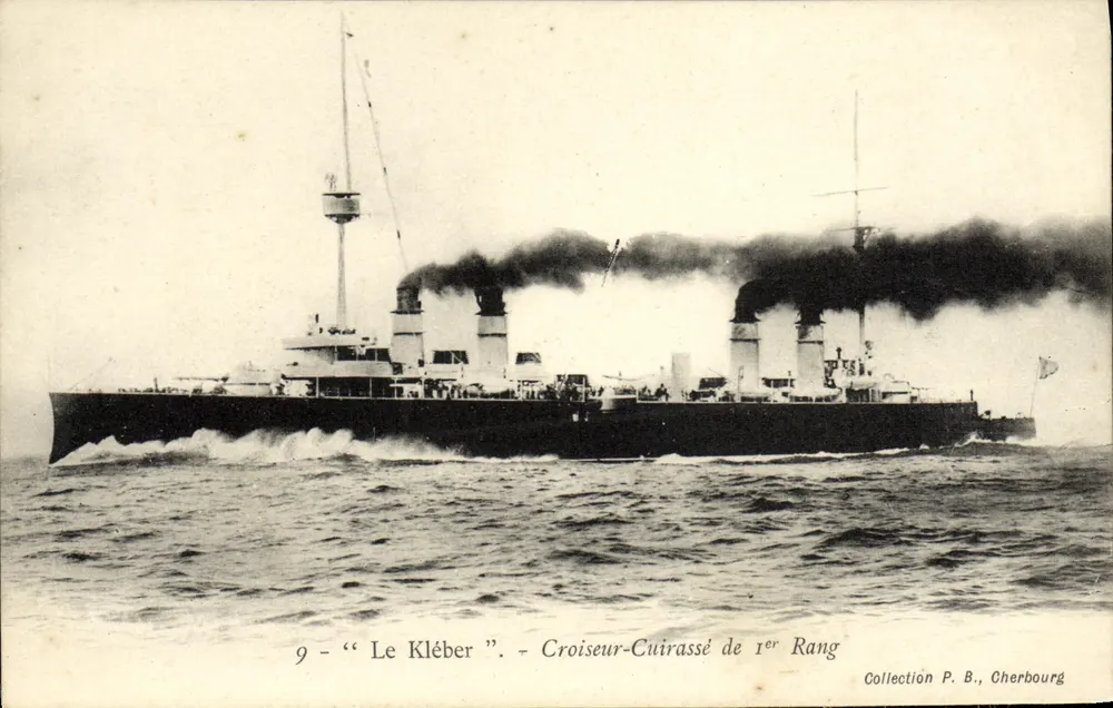Le Kléber — Kruzierschiff der 1. Klasse — Sammlung P. B., Cherbourg - Vorderseite