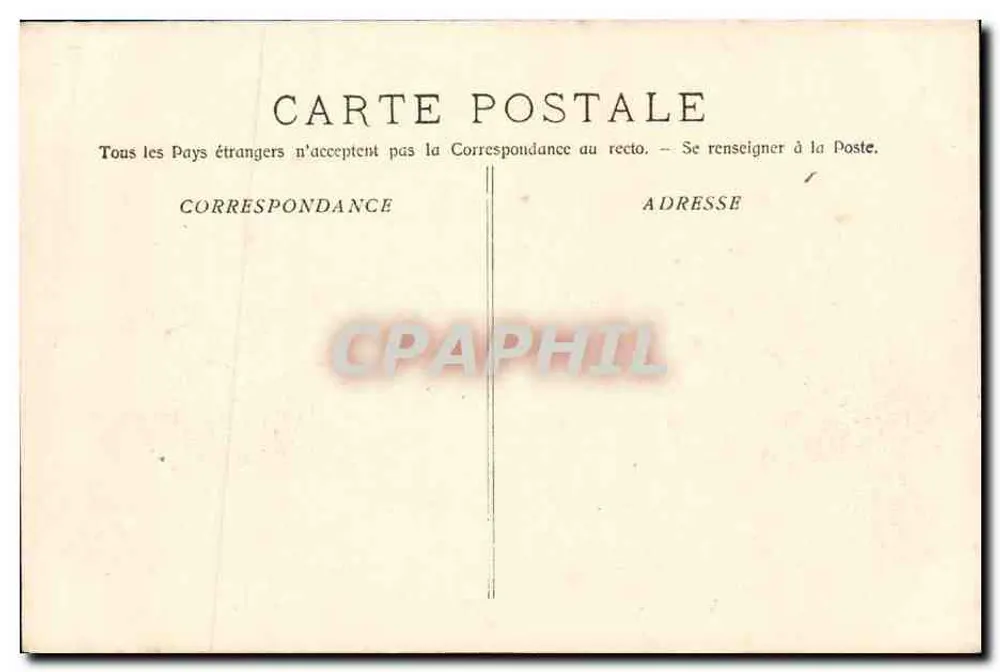 Der "Latouche-Tréville" Schlachtkreuzer — A. Bougault n°518 - Rückseite