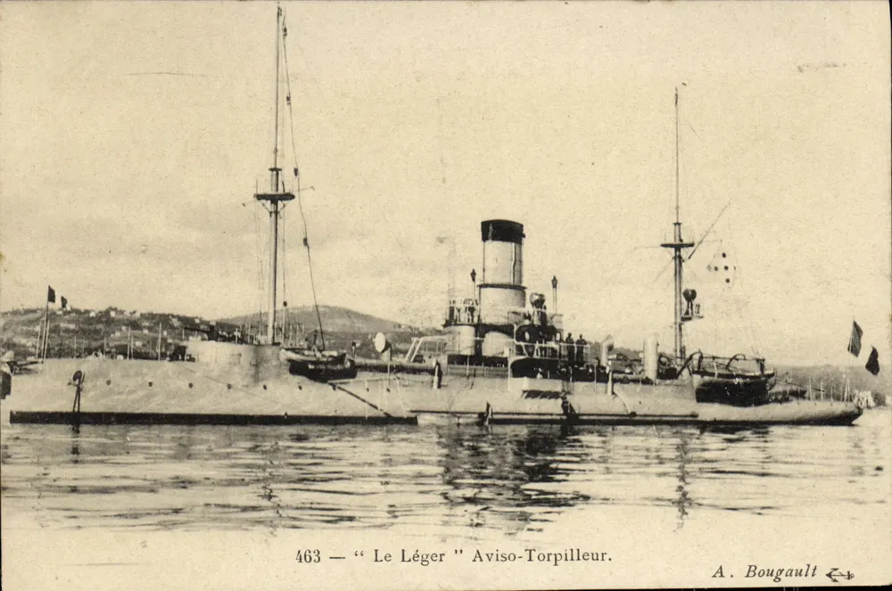 Le Léger — Aviso-Torpilleur — A. Bougault n°463 - Awers