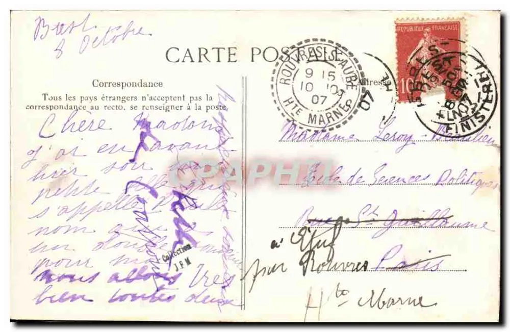 Het Slagschip "Liberté" — Collectie H. Laurent Perroux — n° 2955 - Achterkant