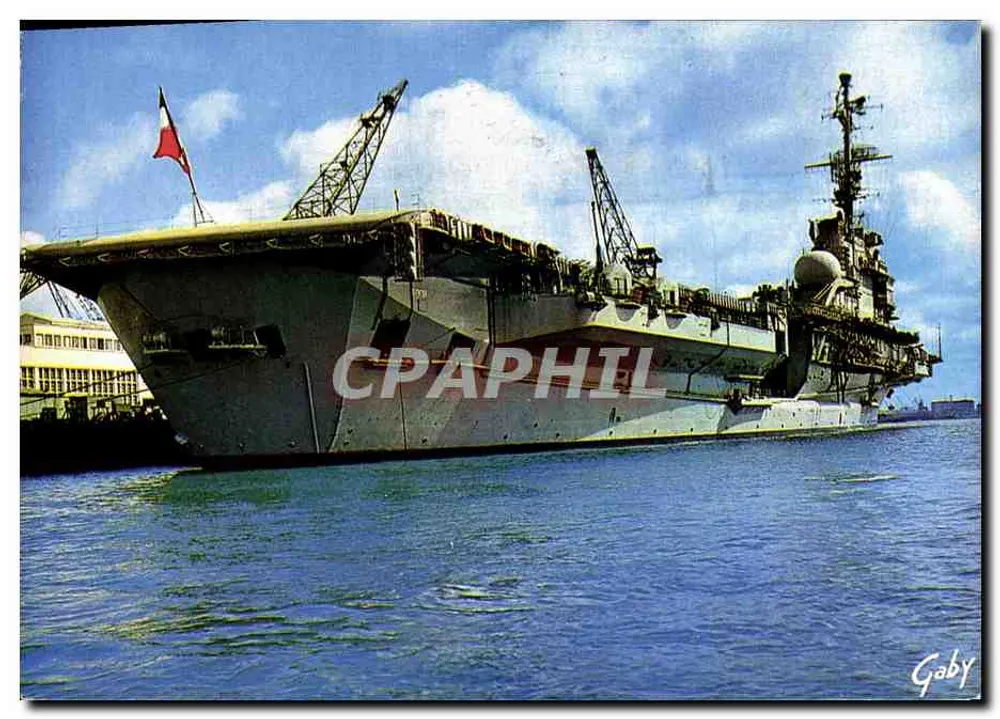 Porta-aviões Charles de Gaulle — Brest — editor Gaby - Frente